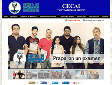 Tablet Screenshot of cecai.com.mx